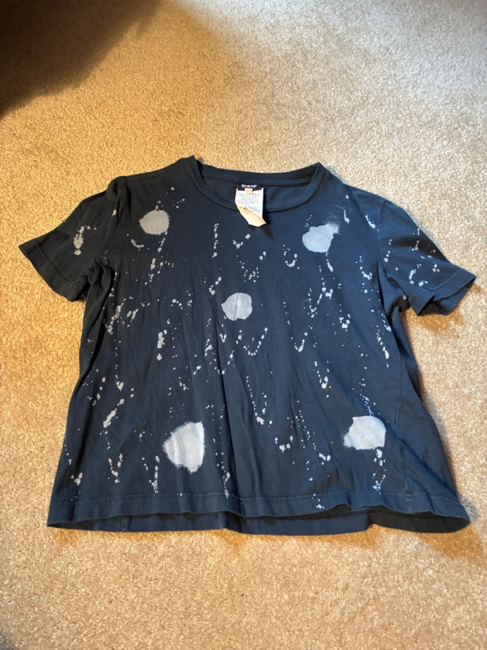 D&G Black Logo Crewneck Tee